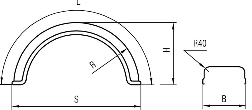 Aparator noroi circular 280x900/1380