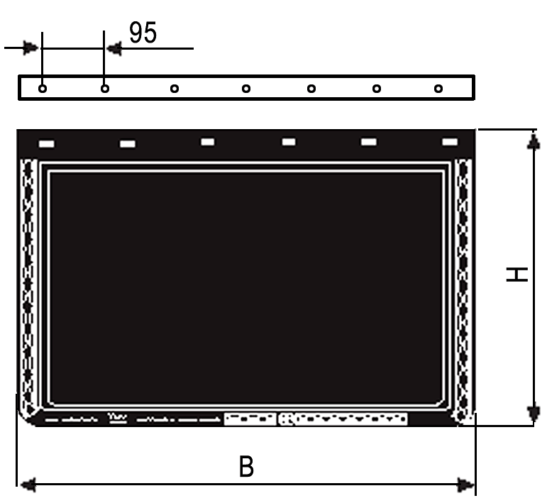 Pres QUALITY LINE plastic 400x350 mm