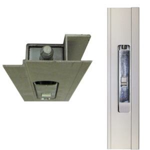 Sideboard closure Euroclip 800 mm with edging and arrester – left