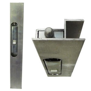 Sideboard closure Euroclip 500 mm without edging with arrester – left