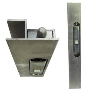 Sideboard closure Euroclip 600 mm without edging  with arrester – right