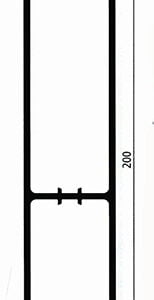 Lower sideboard profile 100 x 25 mm