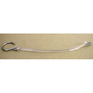 Wire plastic di. 6 mm with S - hook and hook