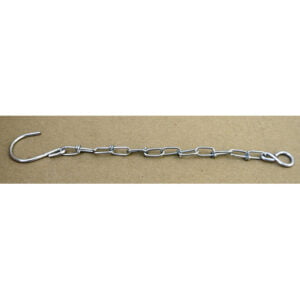 Chain di. 2 mm with S - hook and hook