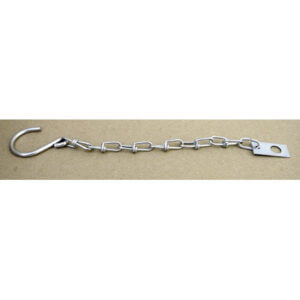 Chain di. 1,8 mm with S - hook and plate