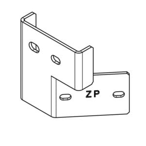 Ratchet holder PWP- angled, Rear right