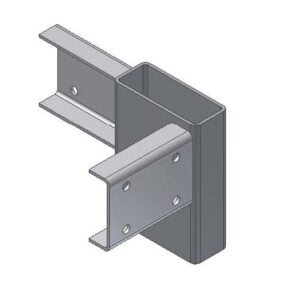 Corner FL ( RR ) 100 x 40 / 70 mm, set