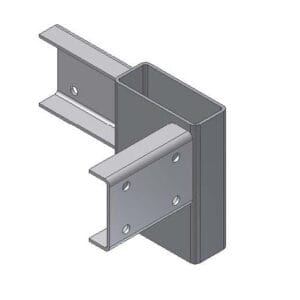Corner FL ( RR ) 100 x 40 / 70 mm, set