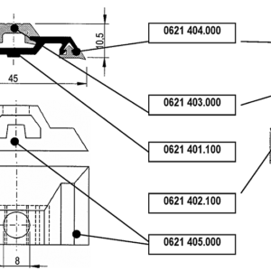 Profile bracket lower 510150/151