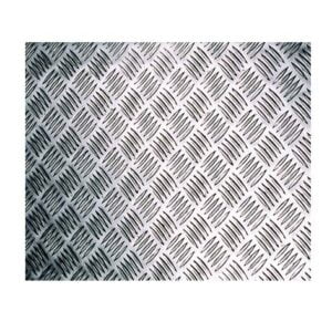 Anti-skid aluminium sheet metal - quintet 2,5x1250x2500