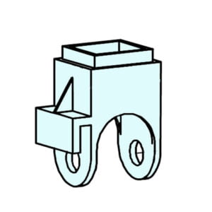 Fork holder 5 t