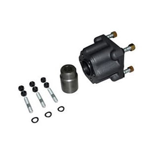 Shaft coupling between P.T.O. UNI + mounting kit 6 x 21 x 25