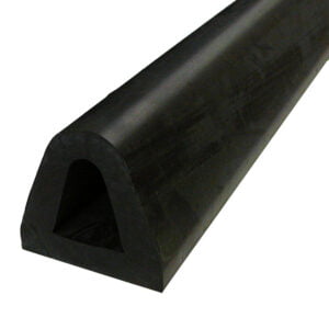 Rubber buffer – profile delta 70x80x2600