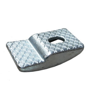 Box fixing clamp 72x130mm, zinc-plated