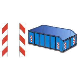 Tables reflex for containrs Al table - right 700 x 140 mm