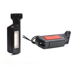 LED light outline white-red L, 12 / 24V