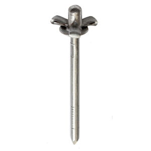 Blind graf three rivet 4,8 x 17,5 Al/Al flat head