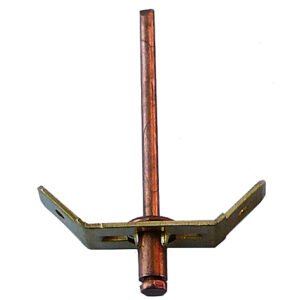 Blind rivet connector 2 P 5,3 2-45° 4,0 x 8,0 Cu/St/Ms