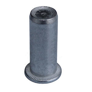 Riveting nuts M 8 Al 3,5-6,0 closed with flat head