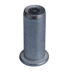 Riveting nuts M 8 Al 0,5-3,0 closed with flat head