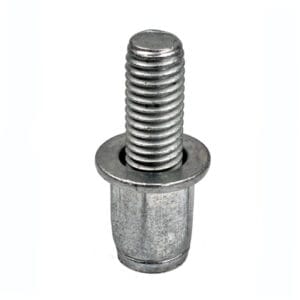 Riveting screw M5x15,0/7 St 0,5-3,0 hexagonal insert with flat head