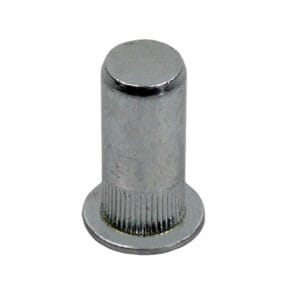Riveting nuts M4 St 0,5-2,0 closed with grooved,flat head